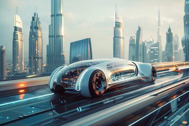 Futuristyczna eksploracja ewoluującego krajobrazu miejskiego Dubaju