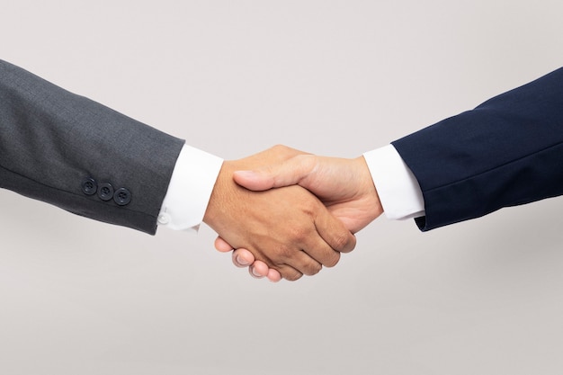 Gest ręki uścisku dłoni umowy biznesowej