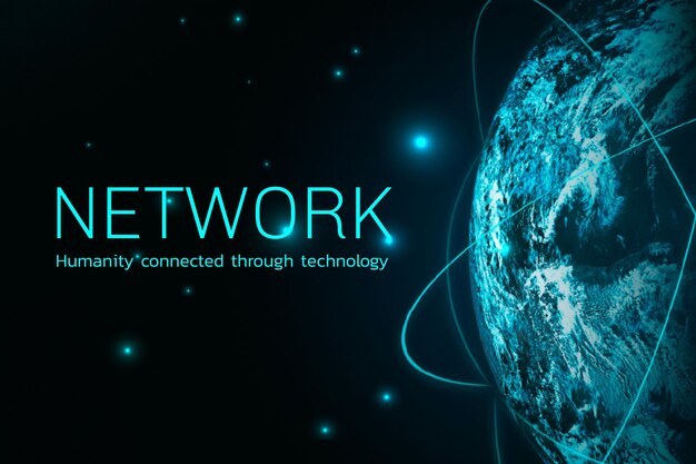 Globalna sieć z technologią cyfrową