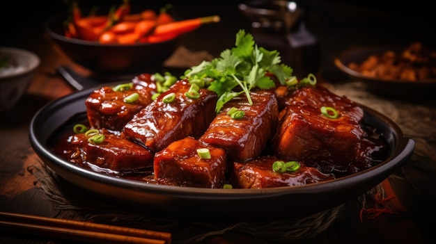 Bezpłatne zdjęcie główny składnik zarówno tradycji kulinarnej hakka, jak i chińskiej