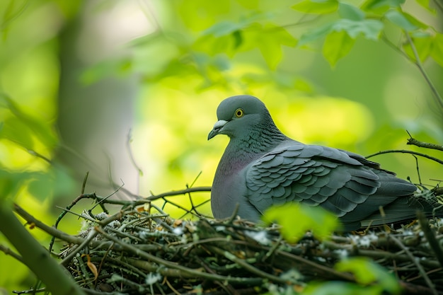 Bezpłatne zdjęcie gołąb w środowisku naturalnym