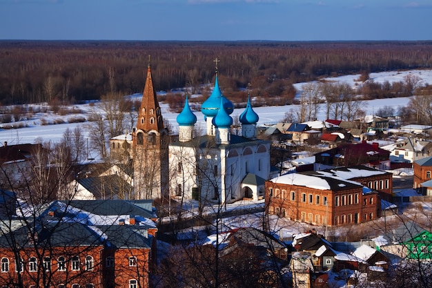 Bezpłatne zdjęcie gorokhovets w zimie. rosja