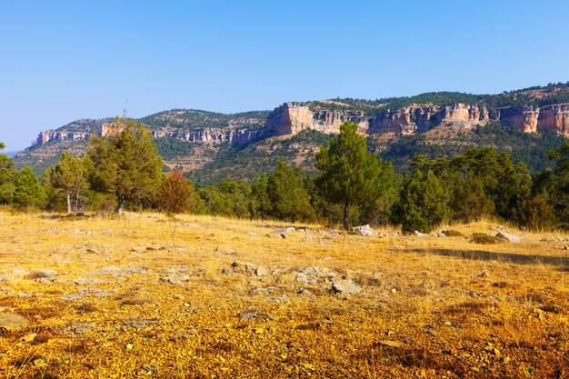 Górzysty teren Sierra de Cuenca