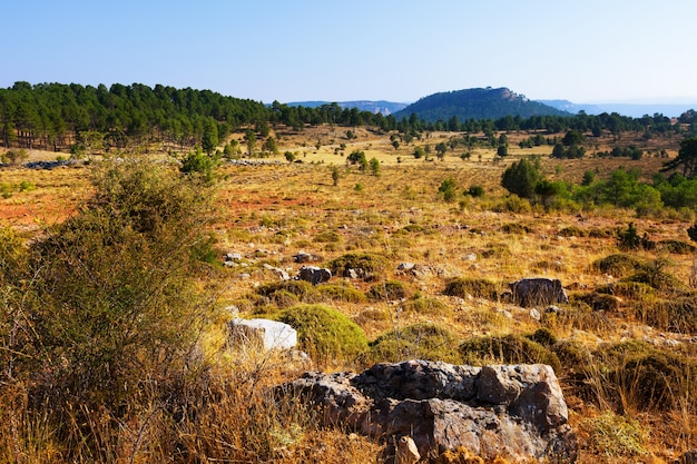 Górzysty teren w prowincji Cuenca