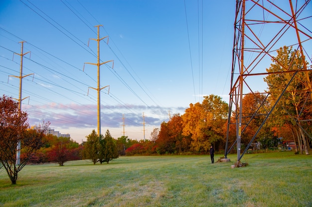 Greenfield i przewód elektryczny