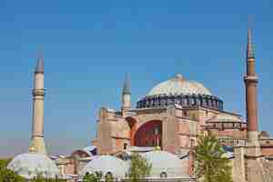 Bezpłatne zdjęcie hagia sophia w stambule w turcji