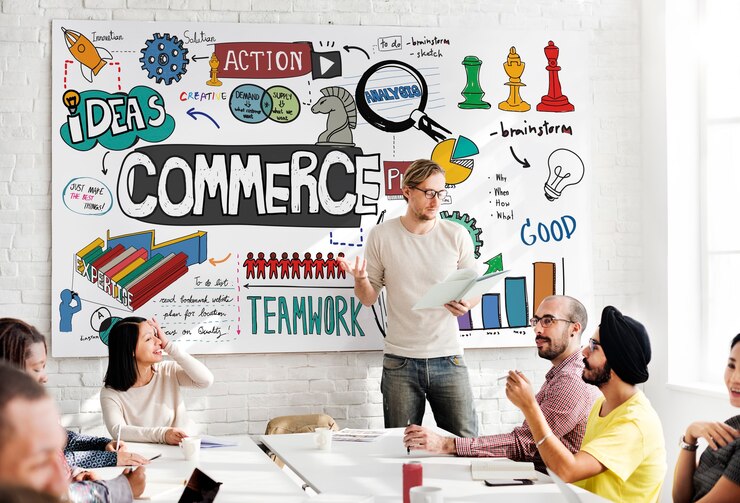 Bezpłatny plik Zdjęcie handel biznes strategia marketingowa koncepcja finansowa