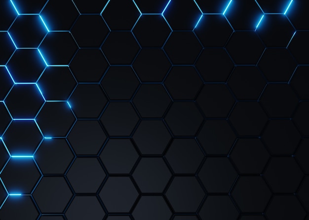 Hex teksturowane tło dla sieci