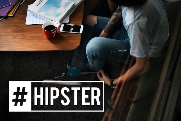 Bezpłatne zdjęcie hipster muzyka hipster