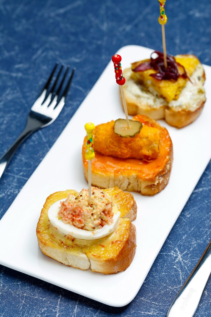 Bezpłatny plik Zdjęcie hiszpańskie przekąski tapas
