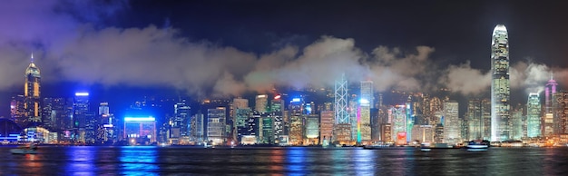 Bezpłatne zdjęcie hong kong skyline