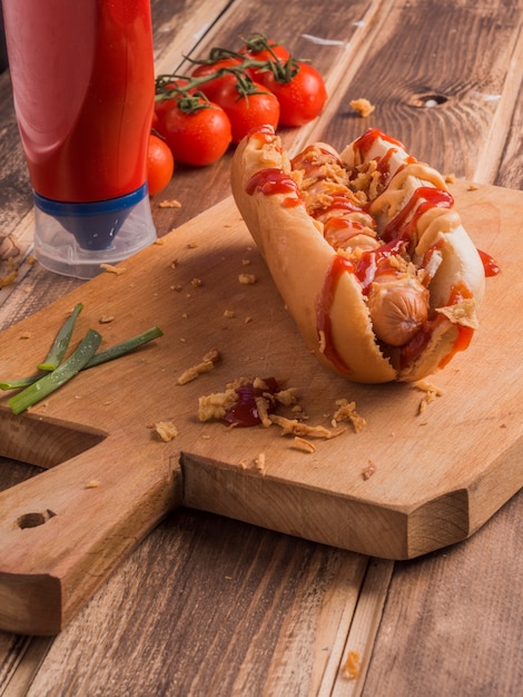 Bezpłatne zdjęcie hot dog