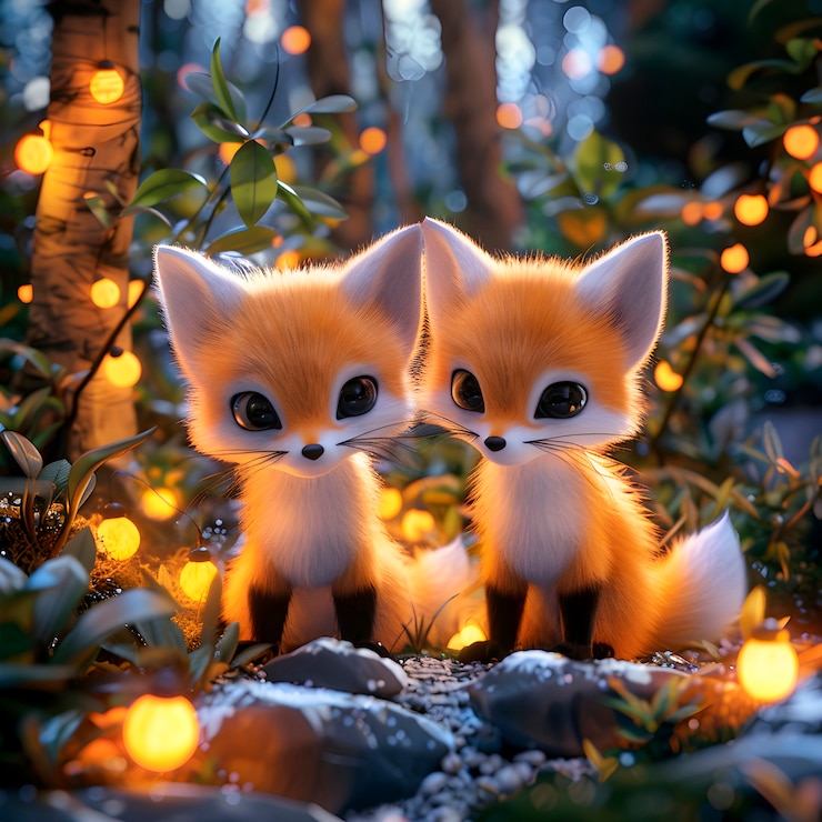 Bezpłatny plik Zdjęcie ilustracja kreskówki 3d fox