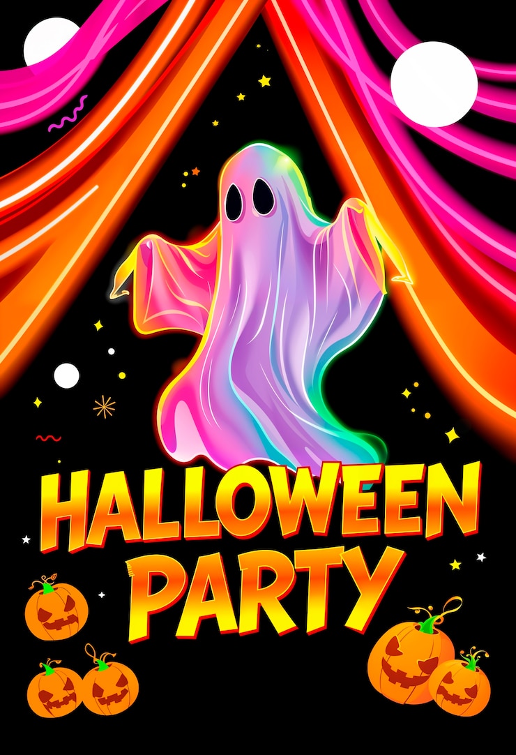 Bezpłatny plik Zdjęcie ilustracja na przyjęcie halloween
