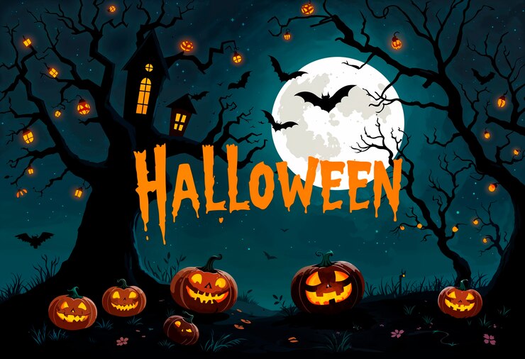 Bezpłatny plik Zdjęcie ilustracja tła halloween