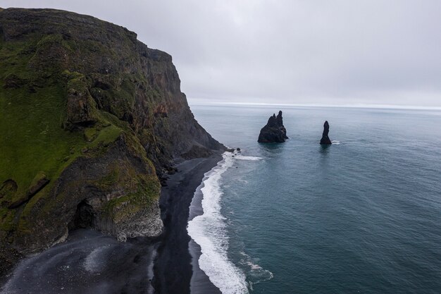 Islandia krajobraz pięknego krajobrazu wodnego