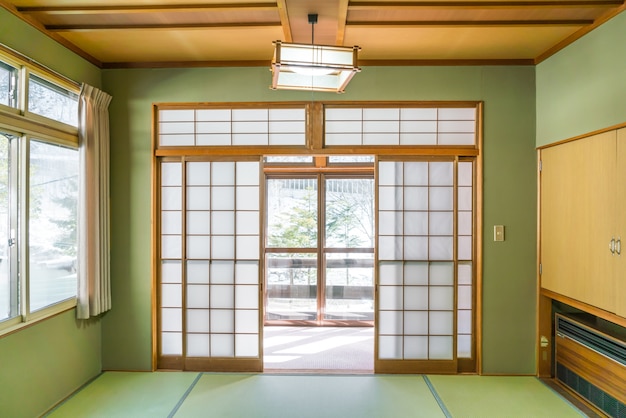 Bezpłatne zdjęcie japoński styl pokój