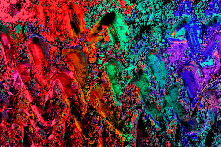 Bezpłatny plik Zdjęcie jasne kolory wielobarwny festiwal holi