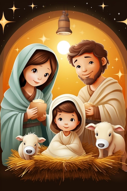 Jezus W żłobie Na Boże Narodzenie