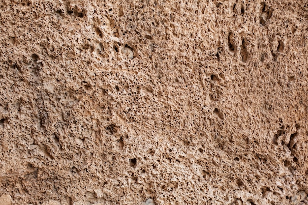 Kamienna tekstura z otworami