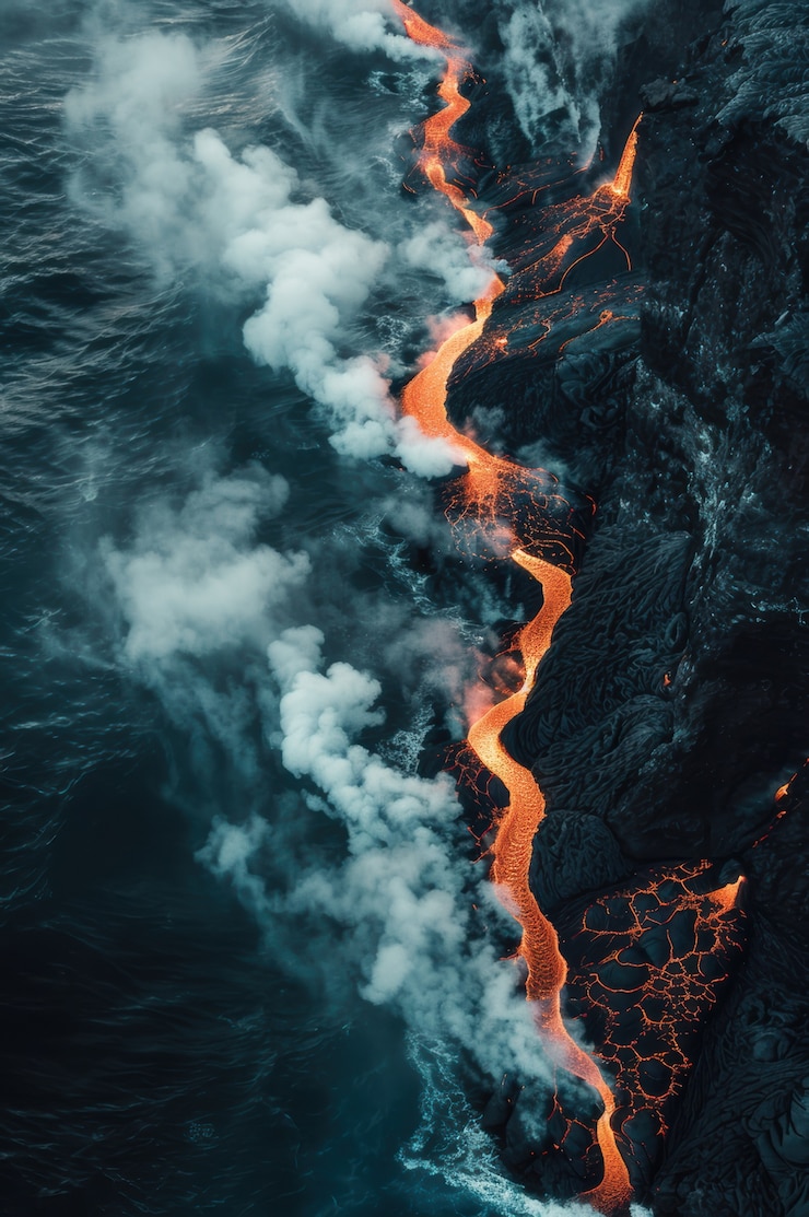 Bezpłatny plik Zdjęcie katastrofa naturalna erupcja wulkaniczna