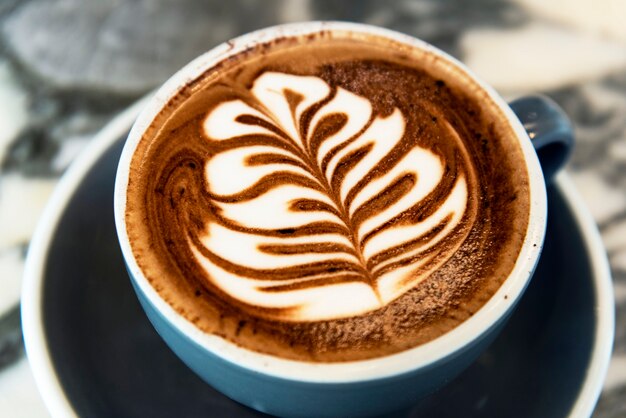 Kawa Cappuccino z Tree Latte Art
