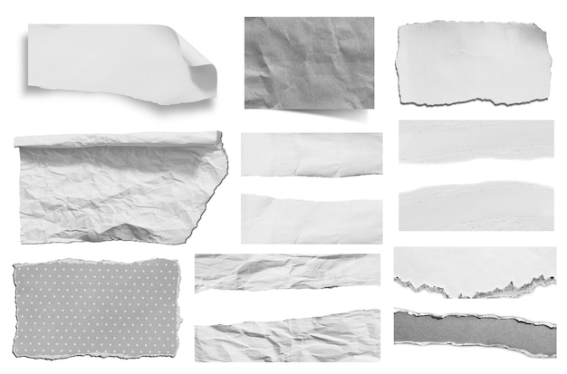 Kawałki podartego papieru tekstury tła z miejscem na kopię tekstu