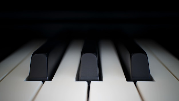 Bezpłatne zdjęcie klawisze pianina