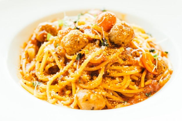 Klopsiki Spaghetti