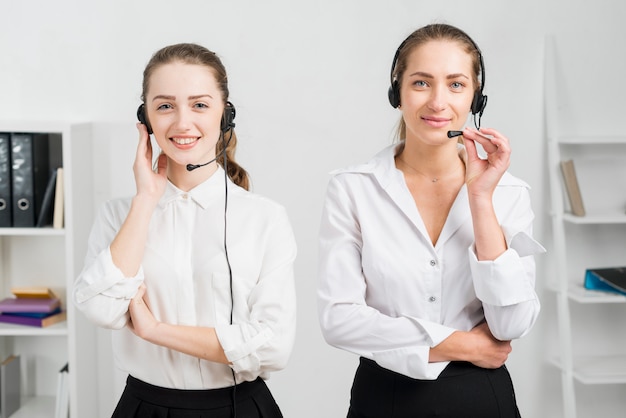 Kobiety pracujące w call center