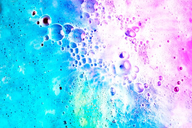 Kolorowe tło bomby gazowanej kąpieli