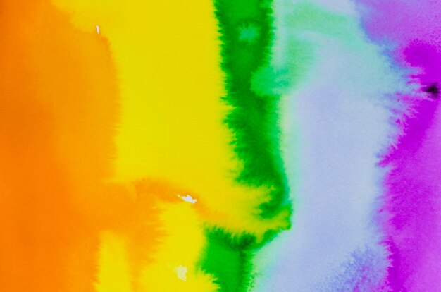 Kolorowy płynny bryzg aquarelle tekstury farby