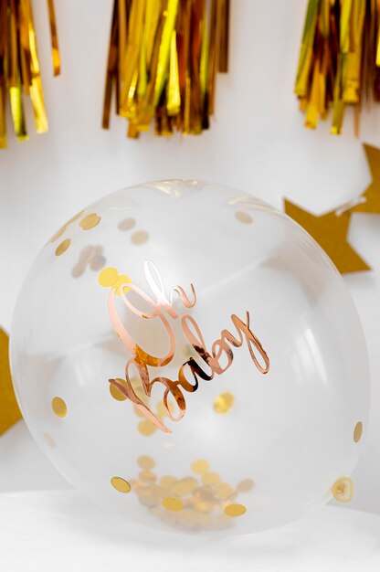 Koncepcja baby shower z balonów