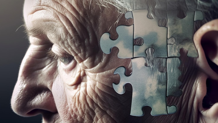 Bezpłatny plik Zdjęcie koncepcja demencji utraty pamięci i choroby alzheimera stworzona przy użyciu technologii generative ai