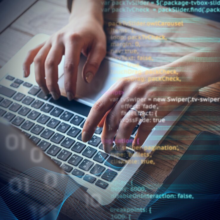 Bezpłatny plik Zdjęcie koncepcja kolażu html i css z osobą