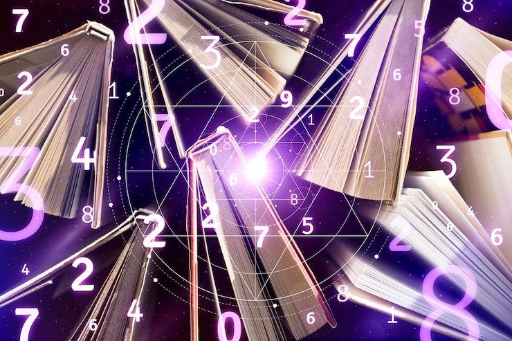 Bezpłatny plik Zdjęcie koncepcja kolażu numerologii