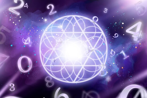 Koncepcja numerologii z białym światłem