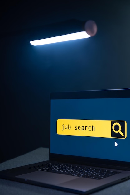 Bezpłatne zdjęcie koncepcja poszukiwania pracy znajdź swoją stronę internetową z karierą