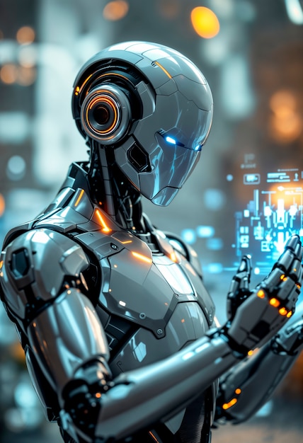 Koncepcja technologiczna z futurystycznym elementem
