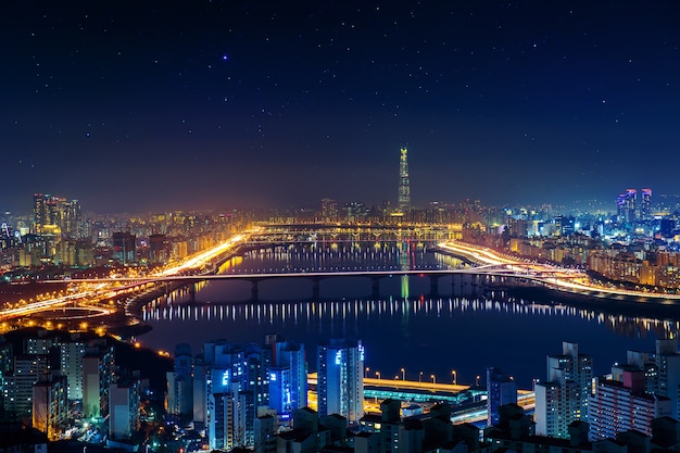 Korea Południowa Panoramę Seulu, Cityscape W Korei Południowej