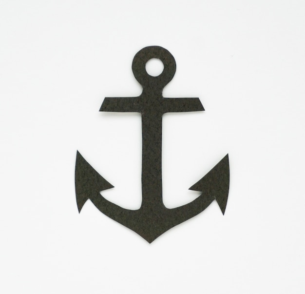 Bezpłatne zdjęcie kotwica morski ikona graficzny symbol