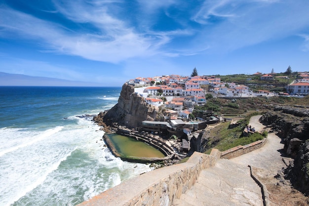 Krajobraz Azenhas do Mar Portugalia