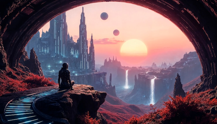 Bezpłatny plik Zdjęcie krajobraz science fiction