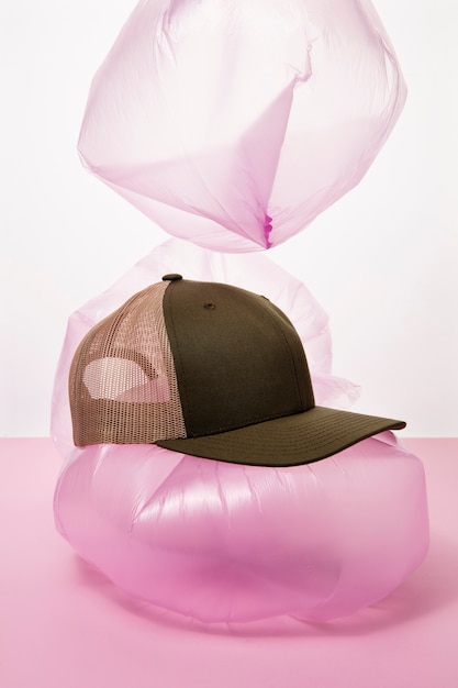 Kreatywna czapka trucker martwa natura