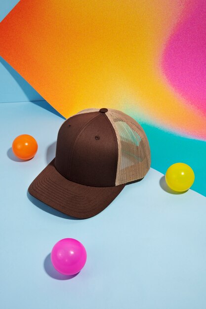 Kreatywna czapka trucker martwa natura