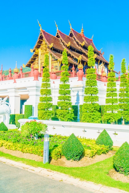 Bezpłatne zdjęcie królewski pawilon w chaing mai