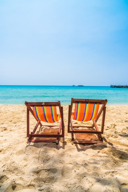 Krzesło na plaży