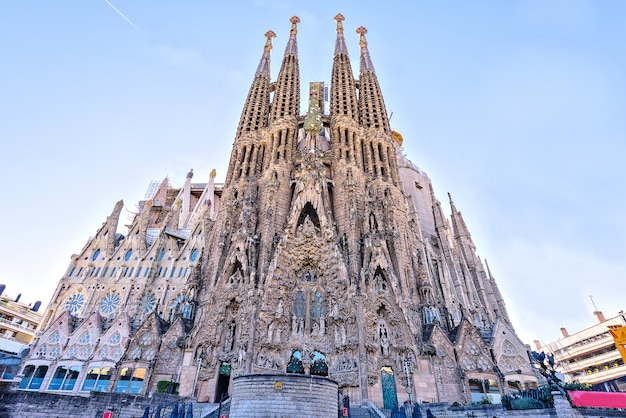 La sagrada familia, fasada narodzenia, barcelona, ​​hiszpania