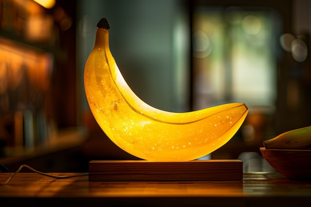 Bezpłatne zdjęcie lampa dekoracyjna inspirowana owocami