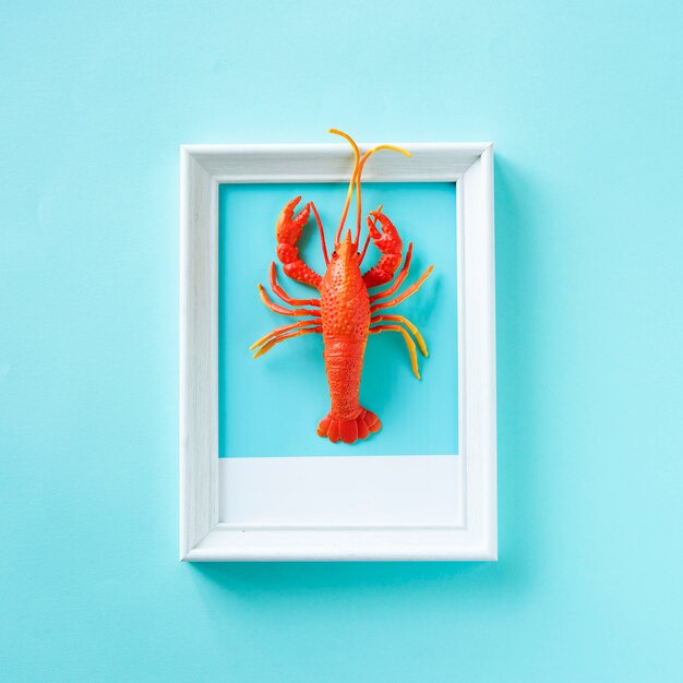 Lobster owoce morza zabawki na ramie